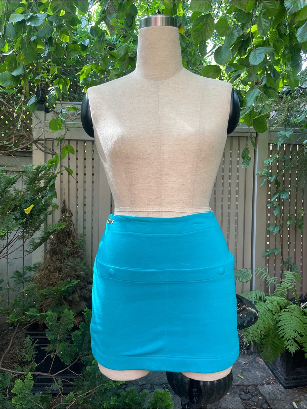 Lacoste Turquoise Mini Skirt